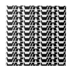 Modern, urban, cool, bold trendy geometric pattern tile