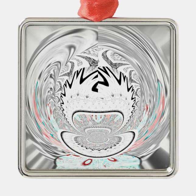 Modern urban flora pattern metal tree decoration (Front)