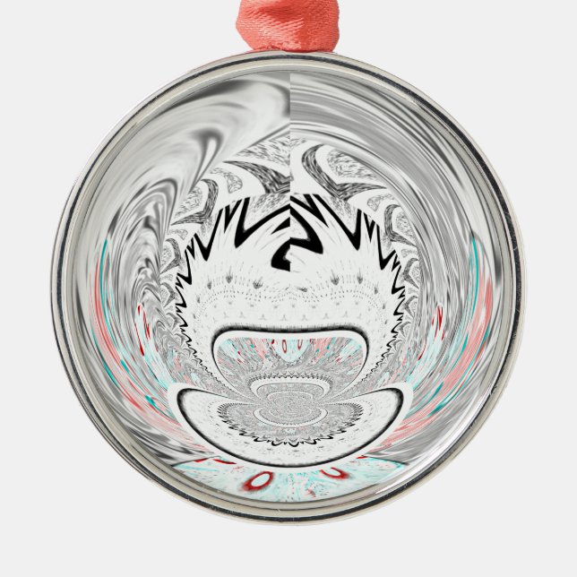 Modern urban flora pattern metal tree decoration (Front)