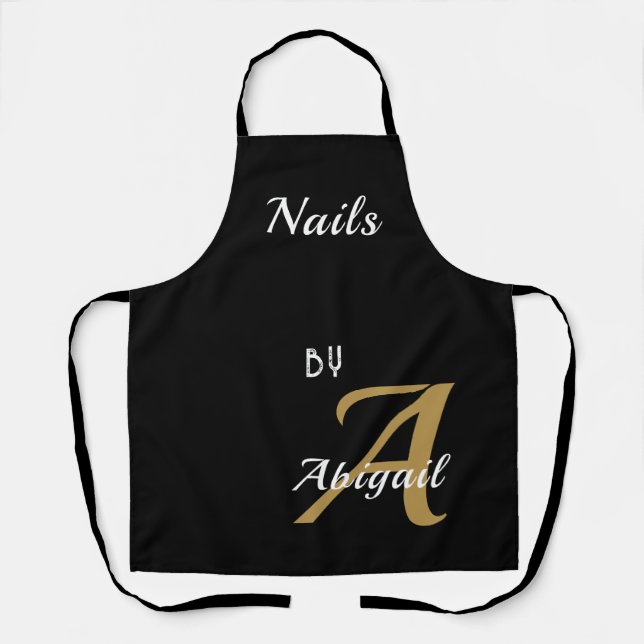 Modern Urban Nail Stylist Apron (Front)
