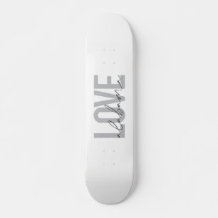 Modern, urban, simple, cool design Love Alabama Skateboard