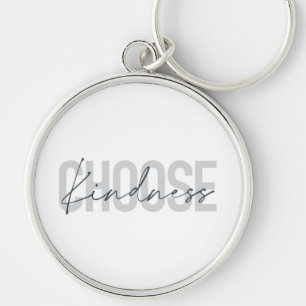 Modern, urban, simple design of Choose Kindness Key Ring