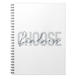 Modern, urban, simple design of Choose Kindness Notebook