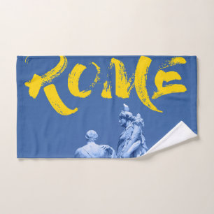 Modern, urban, vibrant, cool design Rome Culture Hand Towel