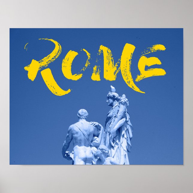 Modern, urban, vibrant, cool design Rome Culture Poster (Front)