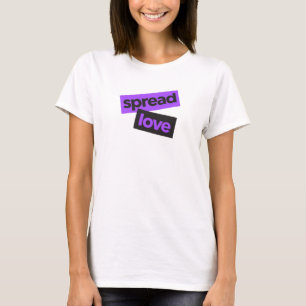 Modern, urban, vibrant, trendy graphic Spread Love T-Shirt