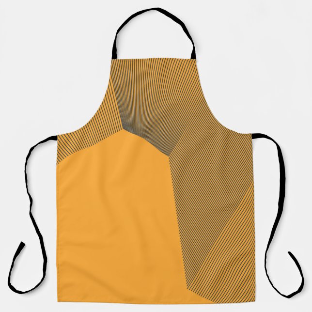 Modern, urban, yellow, bold simple motion concept apron (Front)