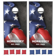 Modern USA American Flag Personalised