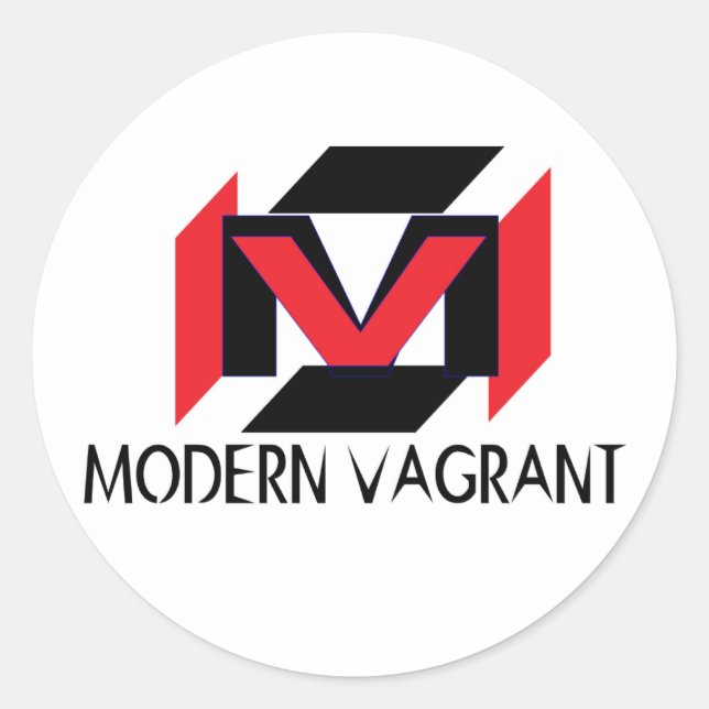 Modern Vagrant Sticker (Front)