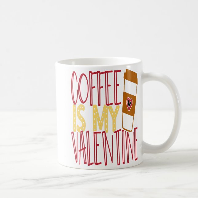 Modern Valentine Love Coffee Mug (Right)