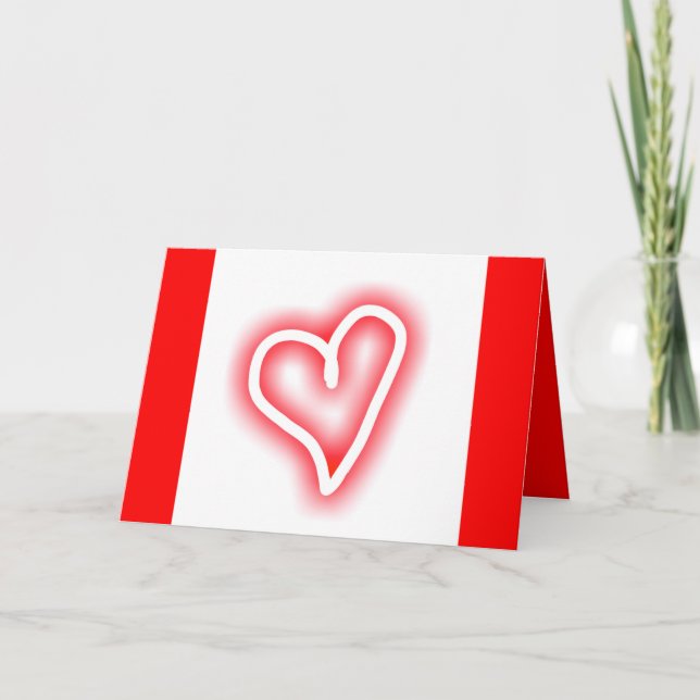 Modern Valentine's Day card (Front)