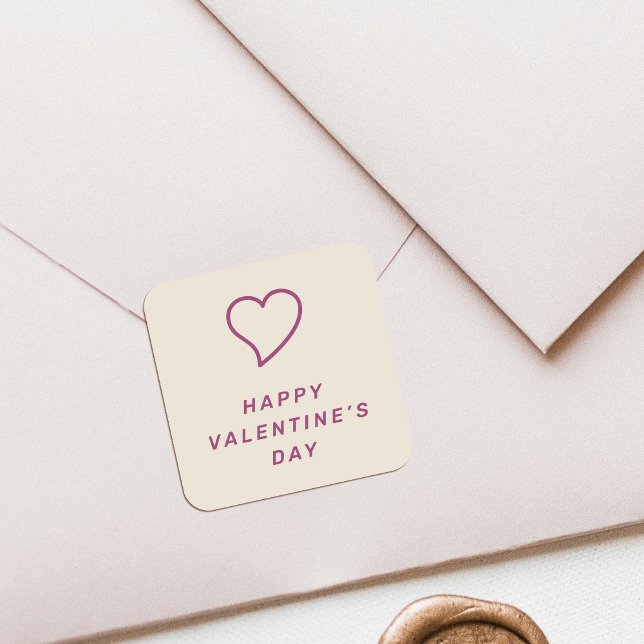 Modern Valentine's Day Heart Icon Sticker - Purple (Creator Uploaded)