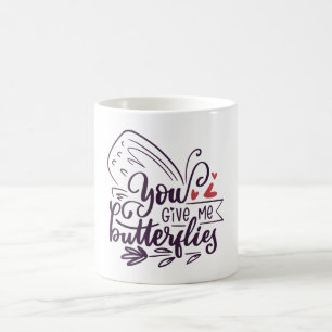 Modern Valentines Day Typography  Coffee Mug