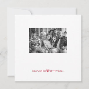 Modern Valentine's Photo Holiday Card