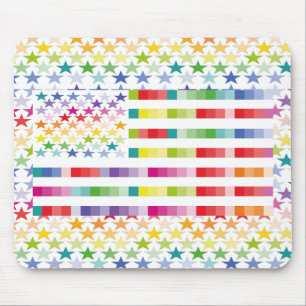 MODERN VERSION MULTICOLOR USA/USA FLAG MASANSER MOUSE MAT