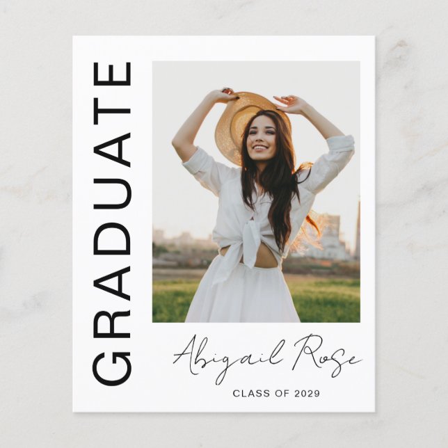 Modern Vertical 2023 Photo Card Announcement  (Front)