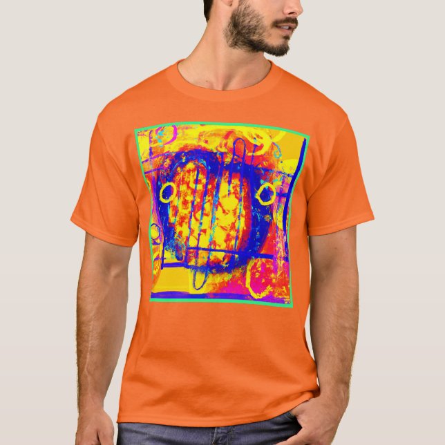 Modern Vibrant Abstractions Art T-Shirt (Front)