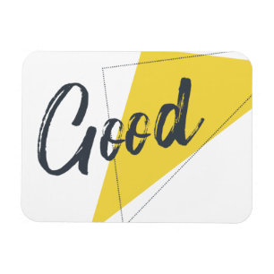 Modern, vibrant, bold graphic design of Good Magnet