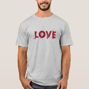 Modern, vibrant, cool, trendy design of Love T-Shirt
