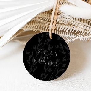 Modern Victorian Elegant Greenery Favour Tags