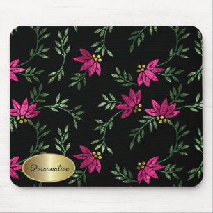 Modern Victorian Floral   Personalise Mouse Mat