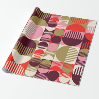 Modern vintage abstract seamless geometric pattern wrapping paper