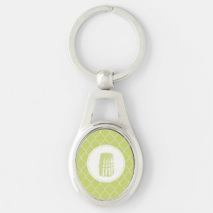 modern vintage aspargus key ring
