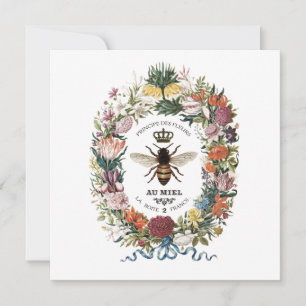 MODERN VINTAGE BOTANICAL QUEEN BEE