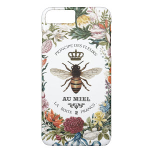 MODERN VINTAGE BOTANICAL QUEEN BEE iPhone 8 PLUS/7 PLUS CASE