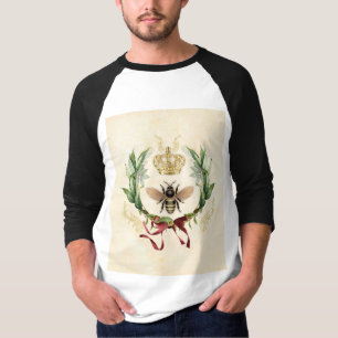 Modern Vintage Botanical Queen Bee T-Shirt