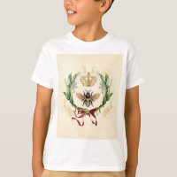 Modern Vintage Botanical Queen Bee
