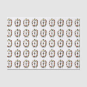 MODERN VINTAGE BOTANICAL QUEEN BEE TISSUE PAPER
