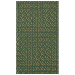 modern vintage christmas woodland owl tablecloth
