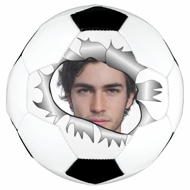 Modern Vintage Custom photo in a hole Football (Front)