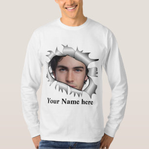 Modern Vintage Custom photo in a hole T-Shirt