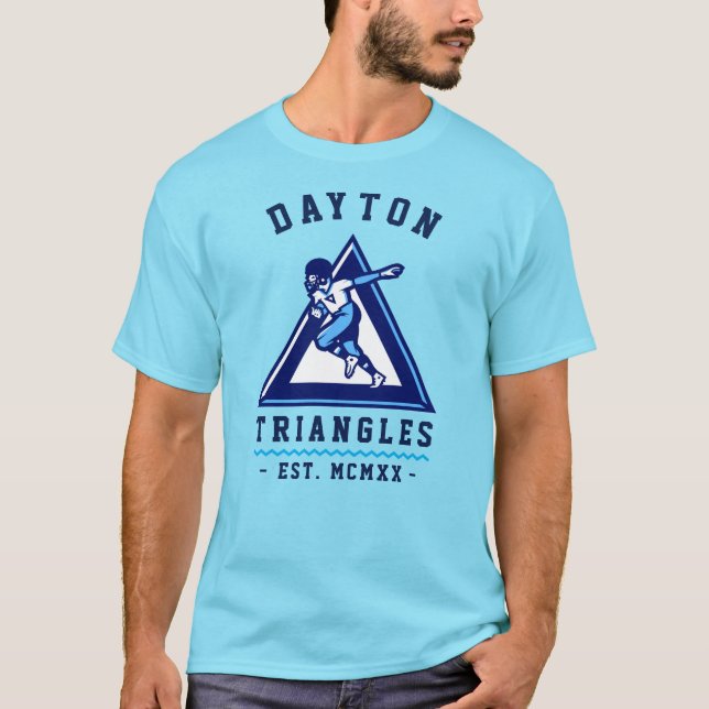 Modern Vintage Dayton Triangles T-Shirt (Front)