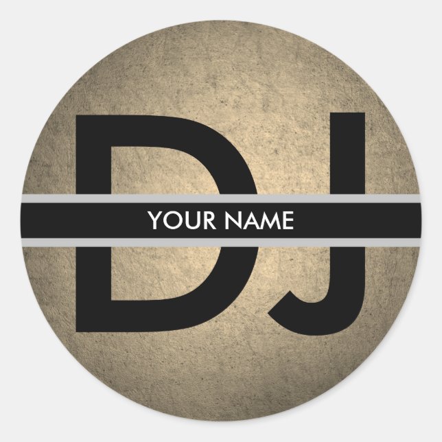 Modern Vintage DJ Sticker (Front)