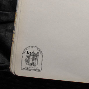 Modern Vintage Dragon Castle From the Library Of  Rubber Stamp