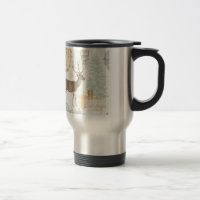 Modern Vintage Elegant winter woodland deer