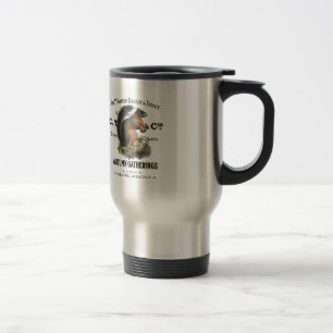 modern vintage fall squirrel travel mug