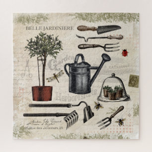modern vintage farmhouse french garden puzzle
