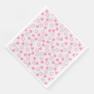 Modern Vintage Floral Paper Dinner Napkins