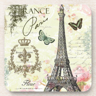 modern vintage french eiffel tower coaster