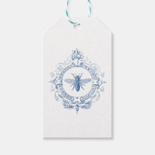 modern vintage french farmhouse bee gift tags