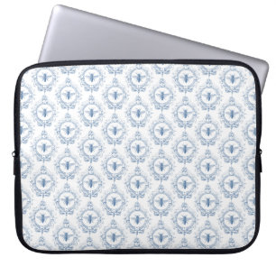 Modern Vintage French farmhouse bee Laptop Sleeve
