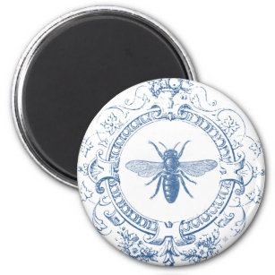 Modern Vintage French farmhouse bee Magnet
