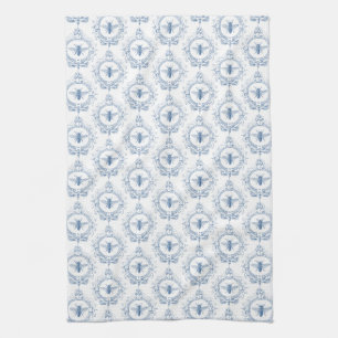 Modern Vintage French farmhouse bee Tea Towel