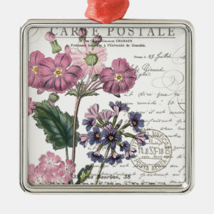 modern vintage french floral metal tree decoration
