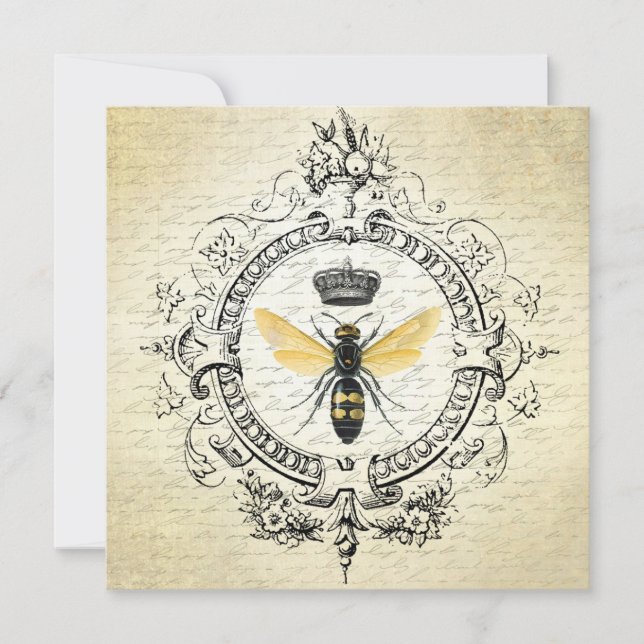 Modern vintage french queen bee (Front)