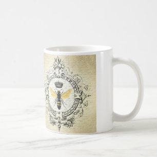 modern vintage french queen bee coffee mug